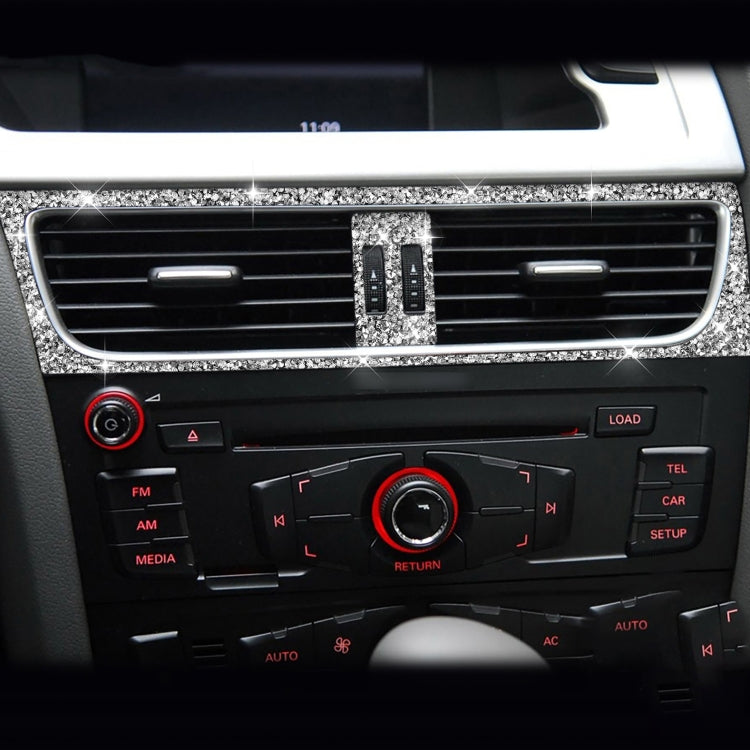 For Audi A4 / A5 / Q5 2pcs Car Air Conditioner Outlet Diamond Decoration Sticker