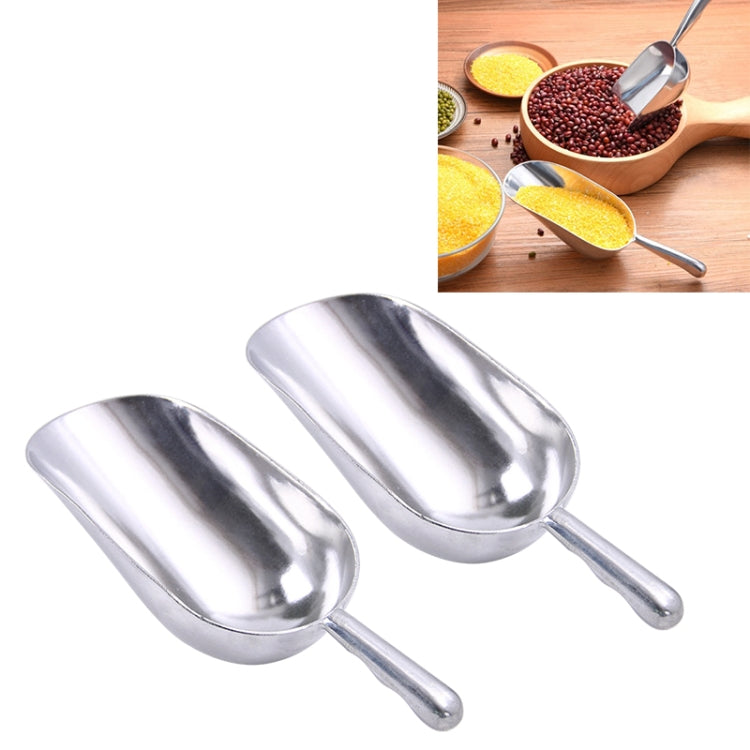 2 PCS Stainless Steel Multifunctional Shovel Aluminum Alloy Ice Shovel Food Tea Shovel Tea Spoon