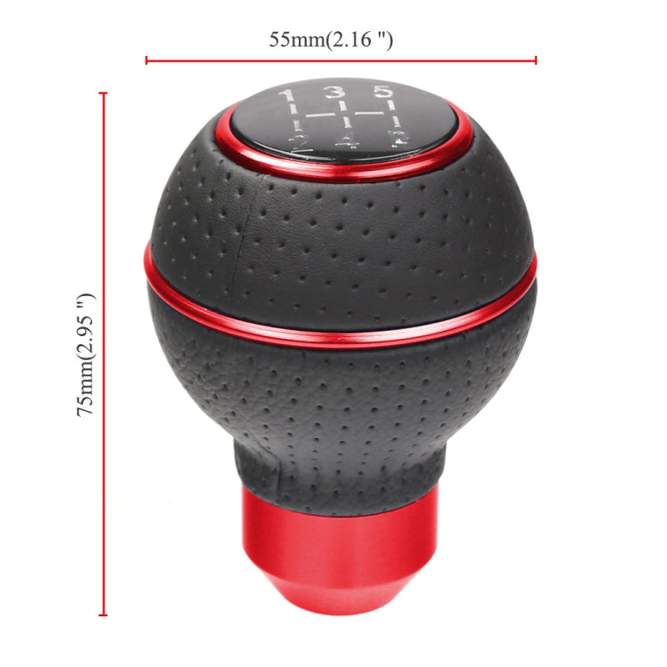 Universal Car Manual Gear Shift Lever 5-speed Shifter Knob