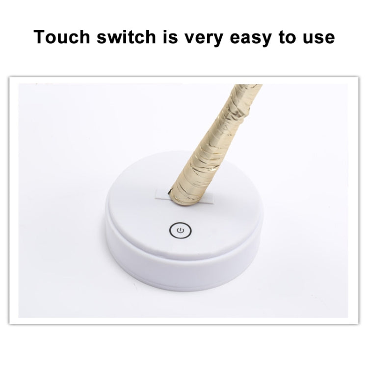 36 LEDs Pearl Tree Copper Wire Table Lamp Creative Decoration Touch Control Night Light (Warm White Light)