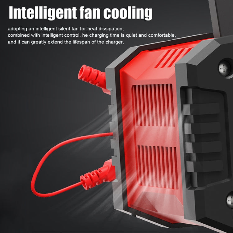 FOXSUR 12V / 24V 20A 300W Portable Motorcycle Car Smart Battery Charger