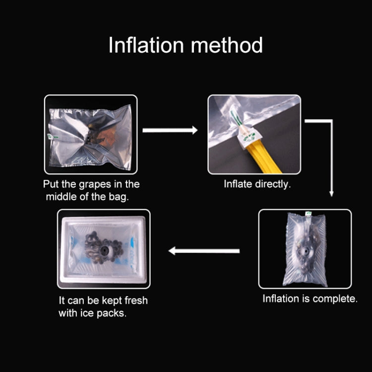 100pcs / Pack Grape Inflatable Bag Express Fruit Protective Bag Packaging Bag