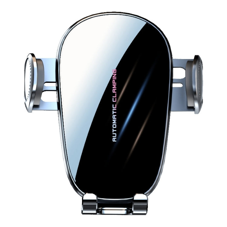 D6 Mechanical Locking Wireless Fast Charging Air Outlet Car Holder