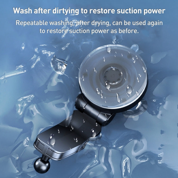 D6 Mechanical Locking Wireless Fast Charging Air Outlet Car Holder