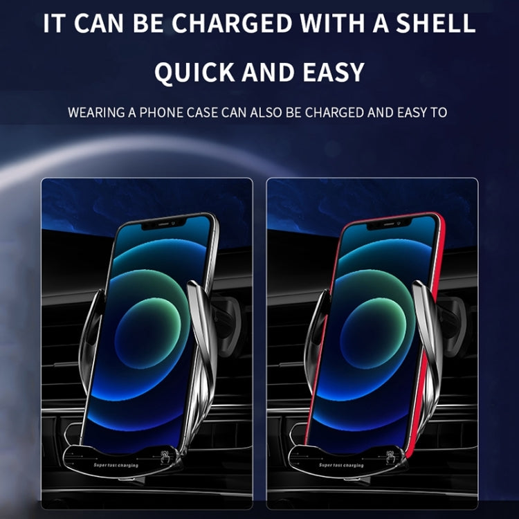 G10 Infrared lnduction Wireless Fast Charging Air Outlet Car Holder