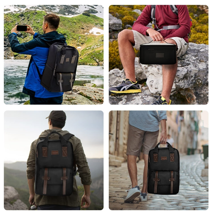 Cwatcun D78 Camera Laptop Backpack Bag