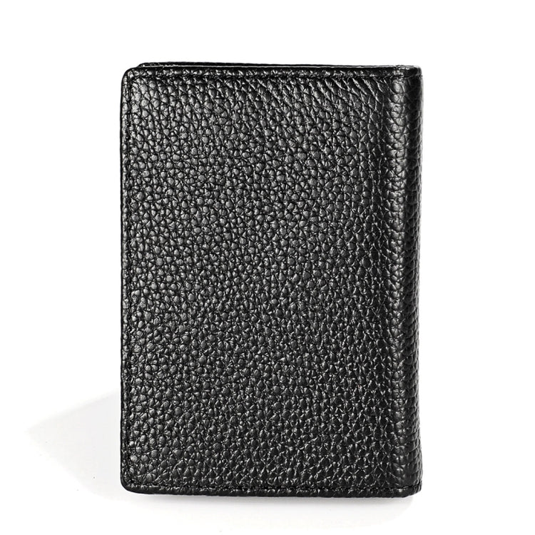 KB156 Antimagnetic RFID Men Leather Card Bag Card Holder