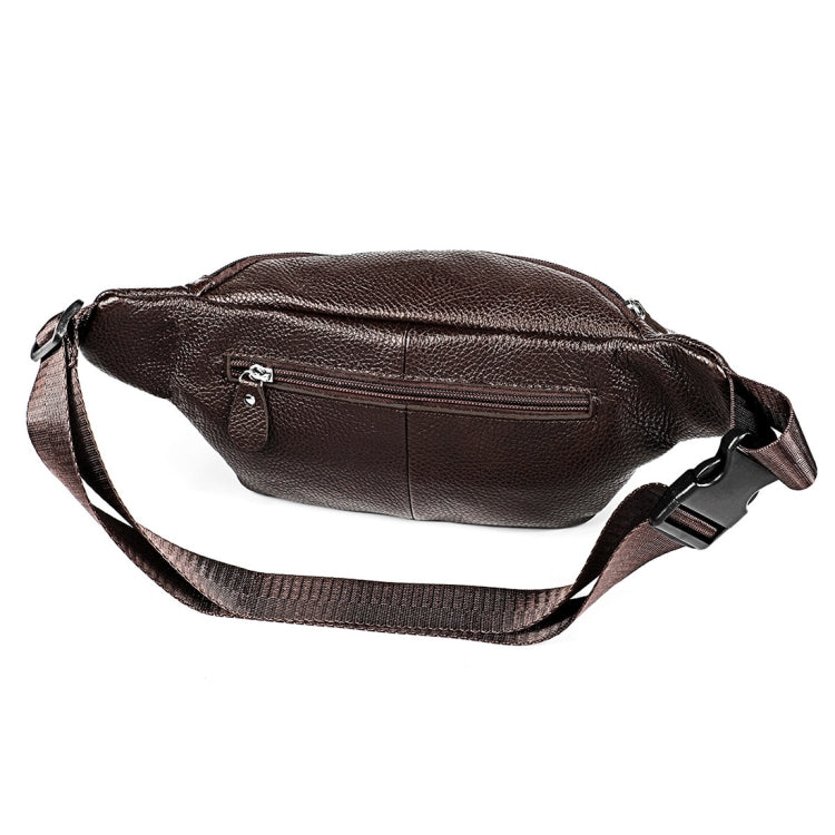 6030 Outdoor Leather Single Shoulder Messenger Bag Sports Multi-functional Phone Waist Bag