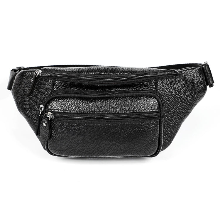6030 Outdoor Leather Single Shoulder Messenger Bag Sports Multi-functional Phone Waist Bag