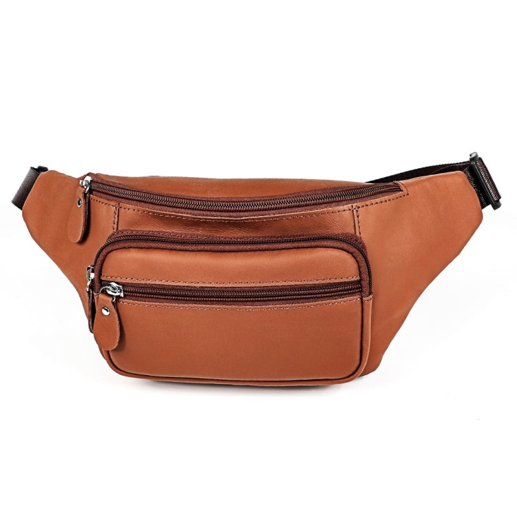 6030 Outdoor Leather Single Shoulder Messenger Bag Sports Multi-functional Phone Waist Bag