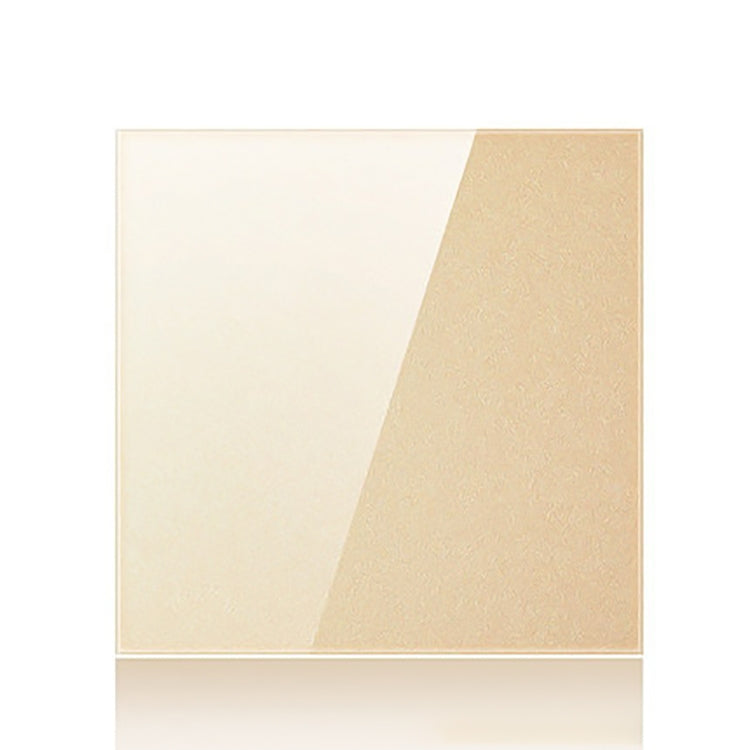 86mm Round LED Tempered Glass Switch Panel, Gold Round Glass