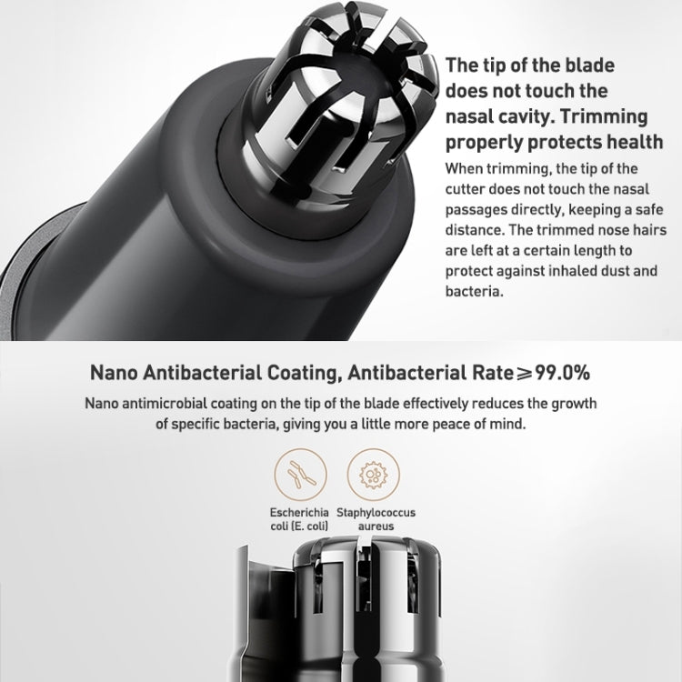 Original Xiaomi Mijia Electric Nose Hair Trimmer Portable Nose Ears Hair Eyebrow Clipper