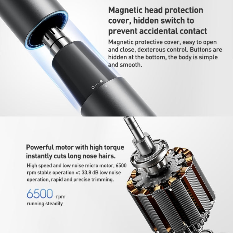 Original Xiaomi Mijia Electric Nose Hair Trimmer Portable Nose Ears Hair Eyebrow Clipper