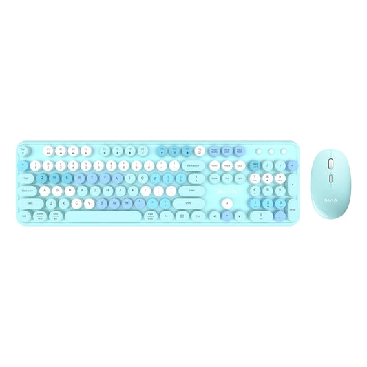 AULA AC306 104 Keys Retro Wireless Keyboard + Mouse Combo Set