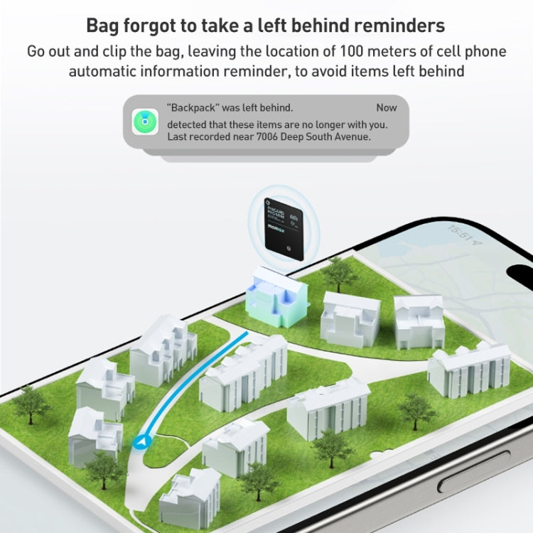 MOMAX PINCARD BR8 Card Wireless Charging Positioning Anti-lost Device