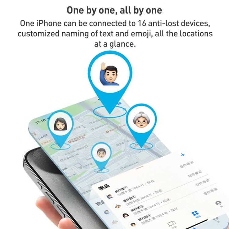 MOMAX PINCARD BR8 Card Wireless Charging Positioning Anti-lost Device