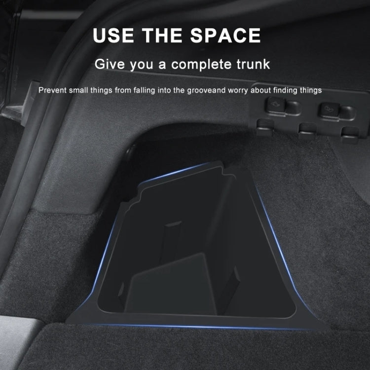 For Tesla Model Y 2021-2023 2pcs / Set Car Trunk Side Storage Box, Flagship Model
