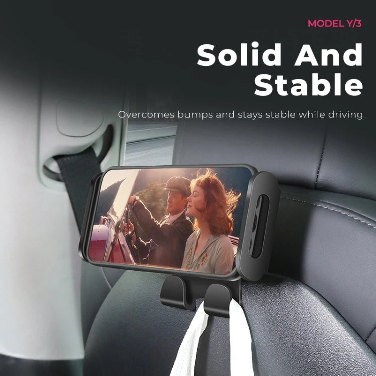 For Tesla Model 3 / Y Car Rear Seat Phone Tablet Holder