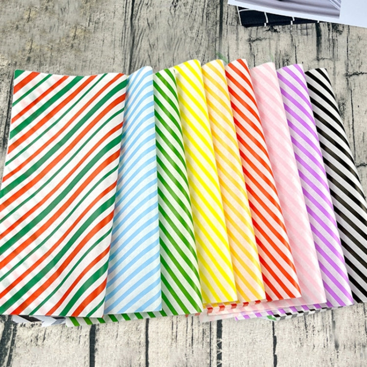 100sheets / Pack Striped Baking Greaseproof Paper Food Placemat Paper, size: 30x30cm