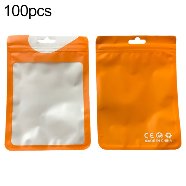 100pcs / Pack Pearlized Translucent CPP Plastic Packaging Ziplock Bag