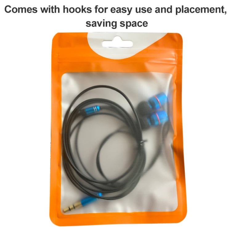 100pcs / Pack Pearlized Translucent CPP Plastic Packaging Ziplock Bag