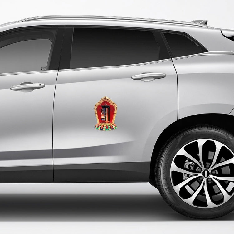 Tibetan Bagua Diagram Car PVC Self-adhesive Personalized Stickers