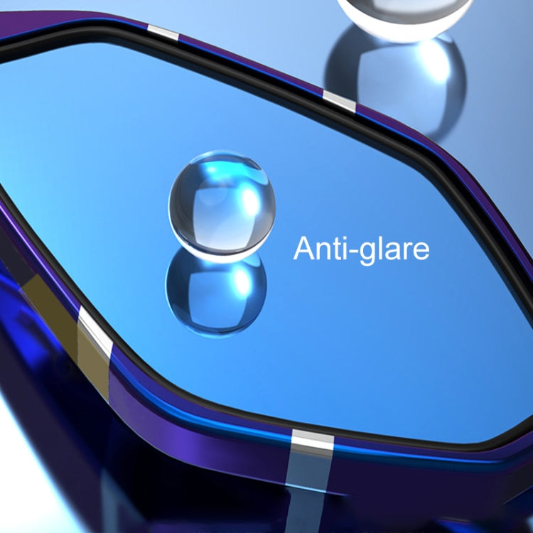 Motorcycle / Electromobile Modified Diamond-shaped Burnt Titanium Plating Rearview Mirror