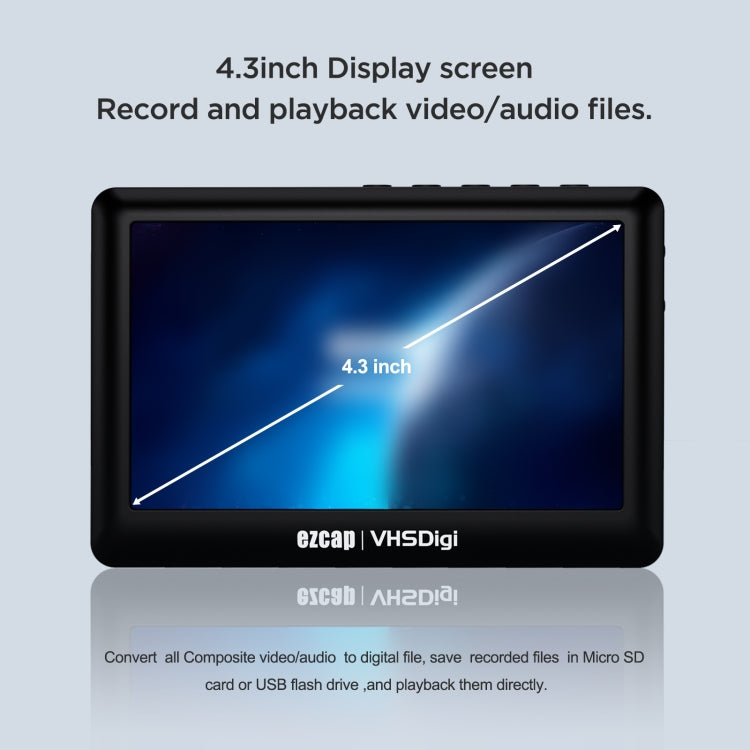 Ezcap 180 VHSDigi 4.3 inch Screen Video Capture Recording Box