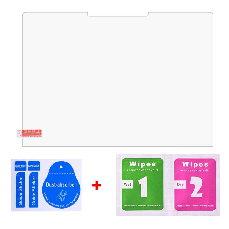 9H 0.3mm Explosion-proof Tempered Glass Film, For Microsoft Surface Laptop 13 inch, For Microsoft Surface Laptop 7 15 inch, For Microsoft Surface Laptop 7 13.8, For Microsoft Surface Laptop 6 15, For Microsoft Surface Laptop 6 13.5