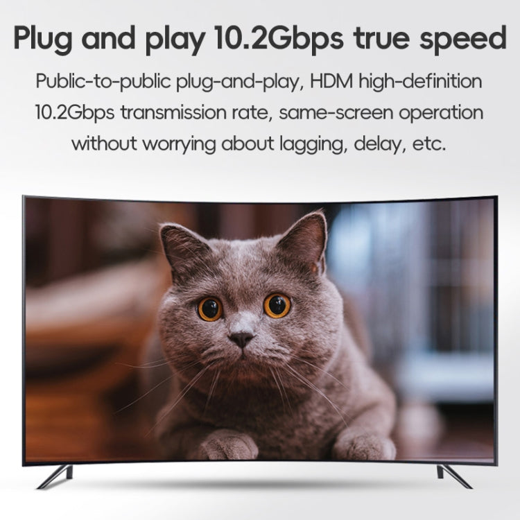 HDTV to Micro HDTV Elbow Head Spring Cable for DSLR Camera