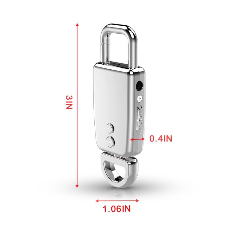 JNN S20 Zinc Alloy Keychain Voice Recorder