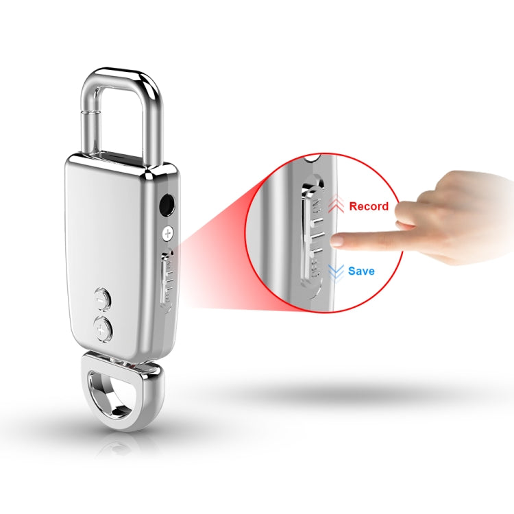 JNN S20 Zinc Alloy Keychain Voice Recorder