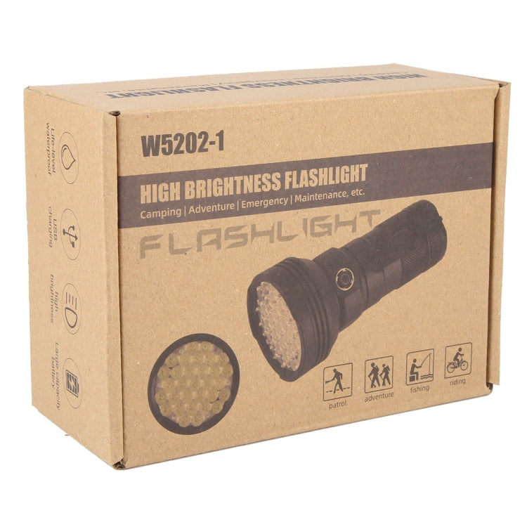 W5202-1 31 LEDs 5500LM High Brightness Rechargeable Flashlight