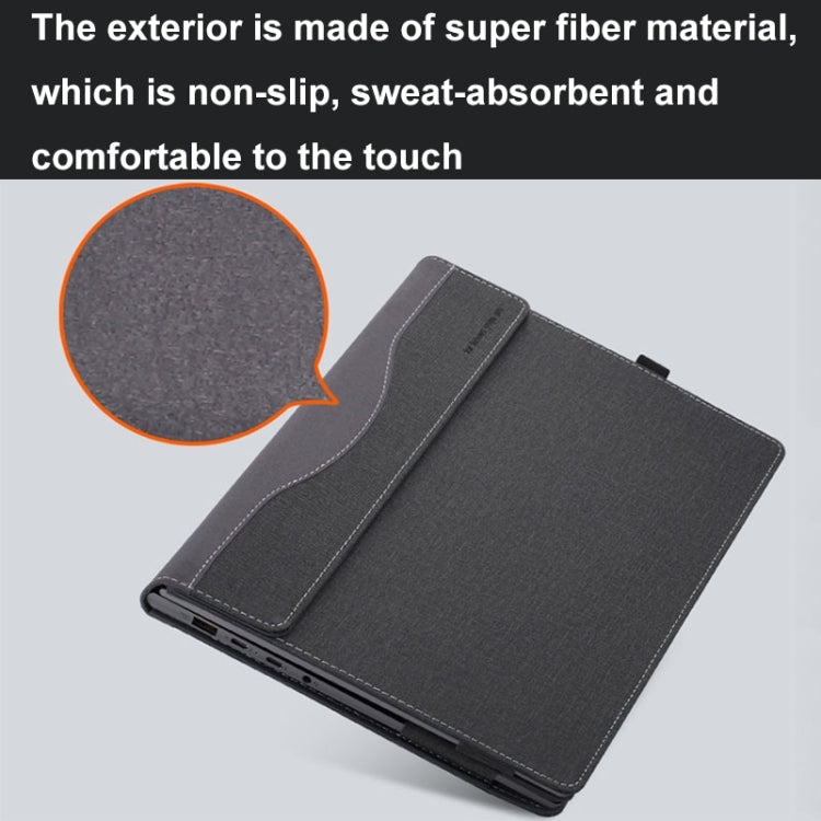 Leather Laptop Shockproof Protective Case, For HP Pavilion Book Pro 16 16 inch 16-ab, For HP OmniBook 7 Laptop 16-az / 16t-az, For HP OmniBook 7 17.3 inch 17-dc, For HP OmniBook 7 Flip 16 inch 16-au, For HP EliteBook 860 / 865 G11 16 inch              ...