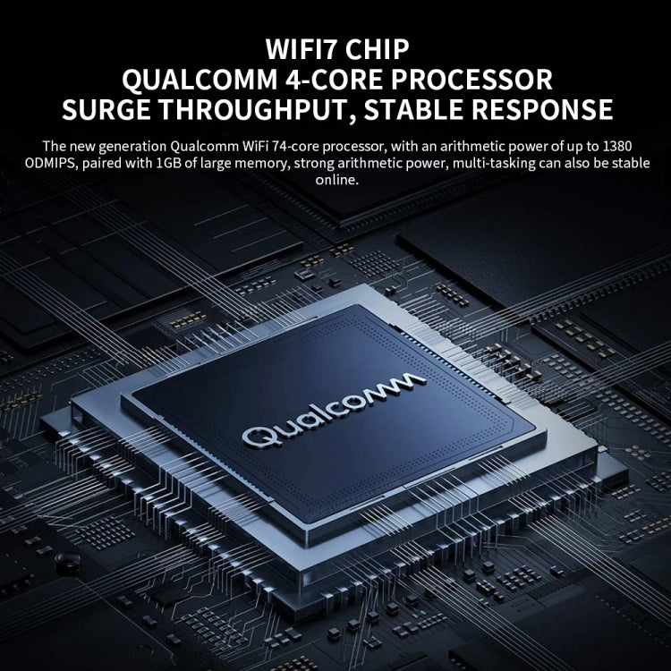 Xiaomi BE6500 Pro WiFi7 Dual Band 8-channel Independent Signal Amplifier 1GB Memory Router, US Plug