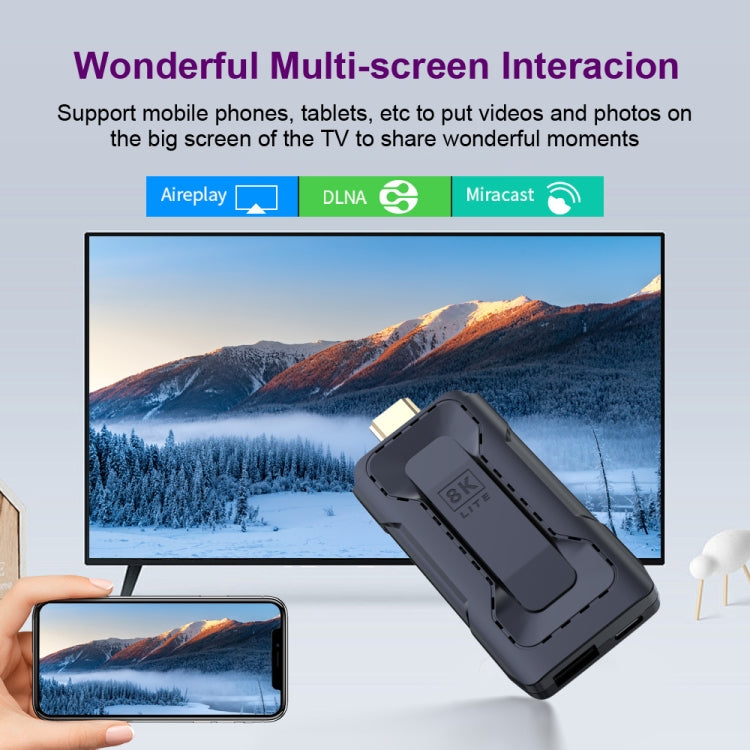 HK1 RBOX D8 RK3528 Android 13.0 Quad Core 8K HD Wifi6 Bluetooth TV Stick