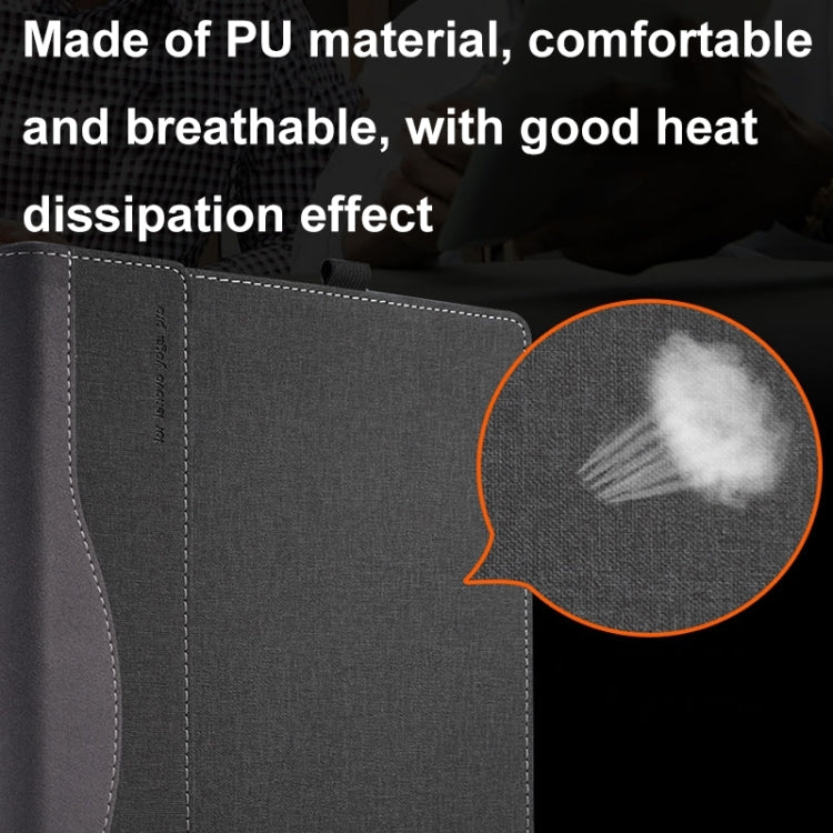 Leather Laptop Shockproof Protective Case With Stand