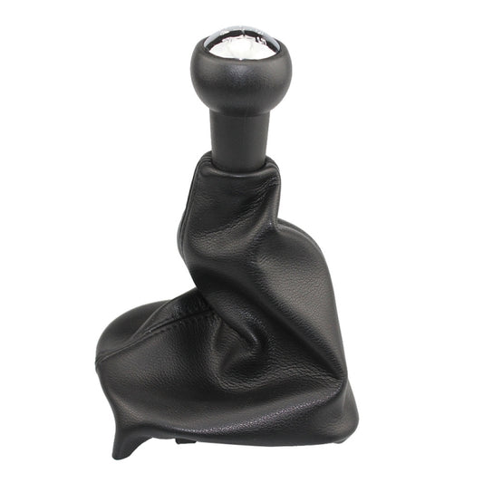For Peugeot 207 / 307 / CC30 Car 5 Speed Gear Lever Hand Ball Leather Gear Shift Knob with Dustproof Cover