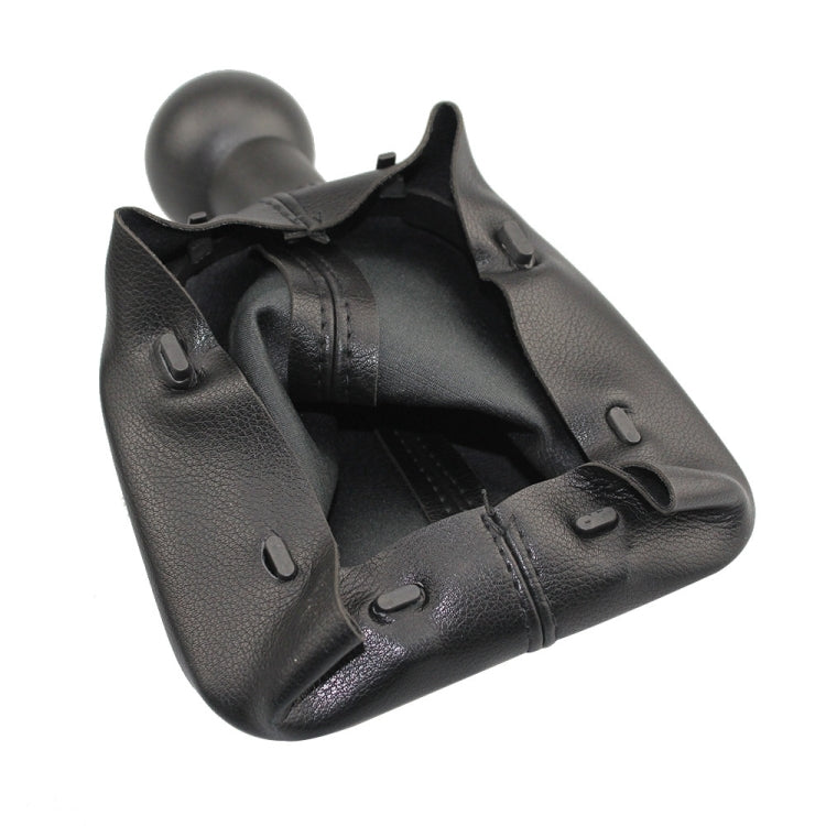 For Peugeot 207 / 307 / CC30 Car 5 Speed Gear Lever Hand Ball Leather Gear Shift Knob with Dustproof Cover