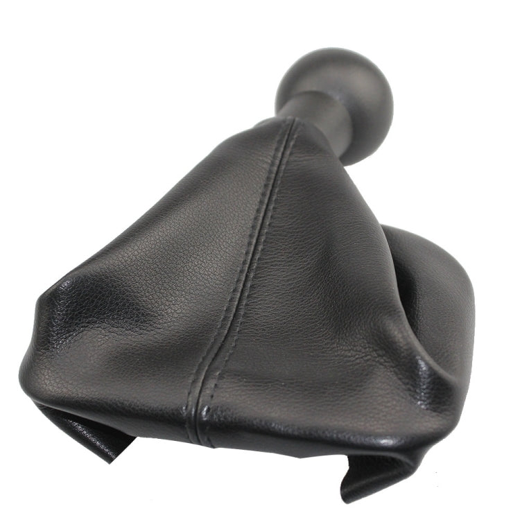 For Peugeot 207 / 307 / CC30 Car 5 Speed Gear Lever Hand Ball Leather Gear Shift Knob with Dustproof Cover