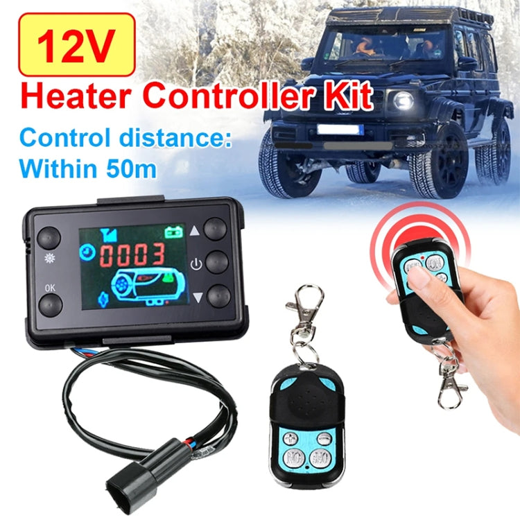 Car 12V / 24V Parking Heater LCD Monitor Switch with Remote Controller