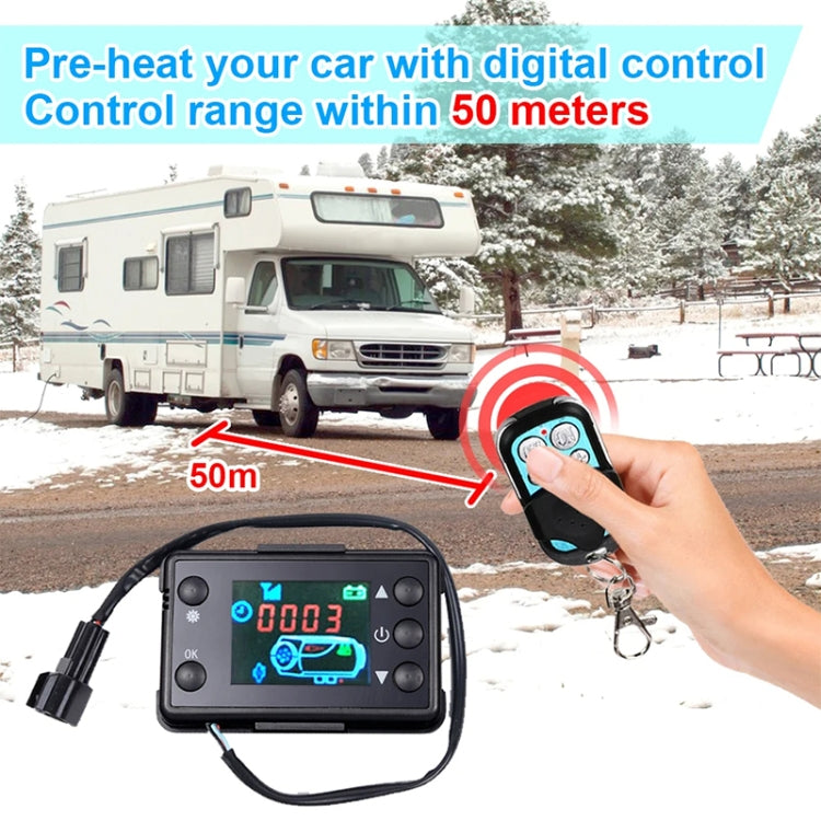 Car 12V / 24V Parking Heater LCD Monitor Switch with Remote Controller