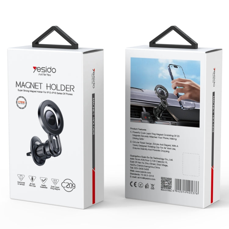 Yesido C209 MagSafe Magnetic Air Vent Car Holder