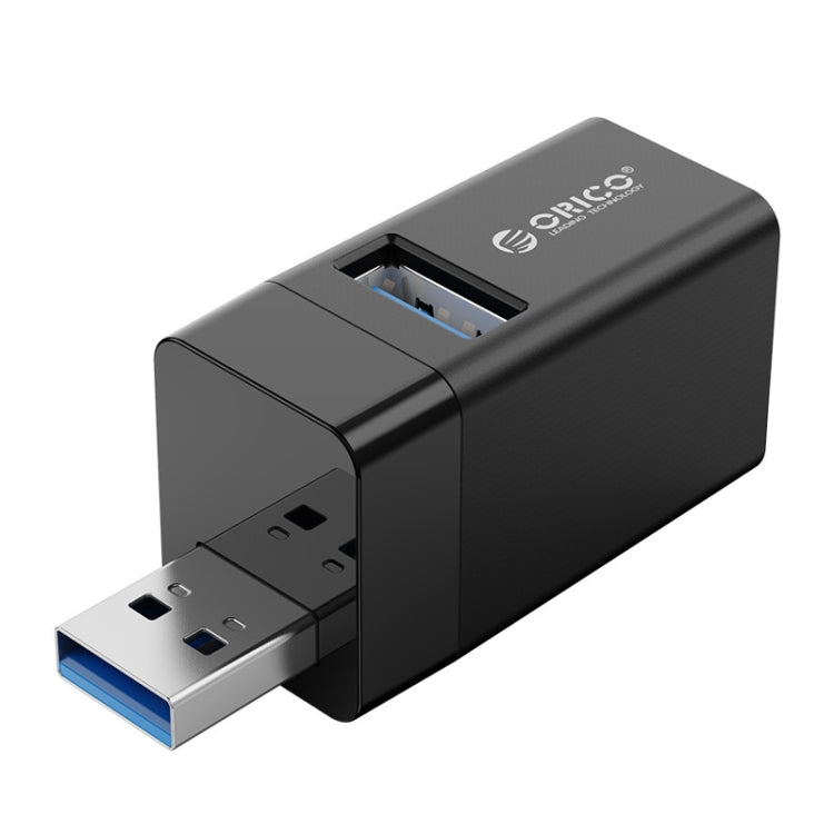 ORICO MINI-U32 3 in 1 USB Interface ABS Plastic Mini HUB Adapter, MINI-U32