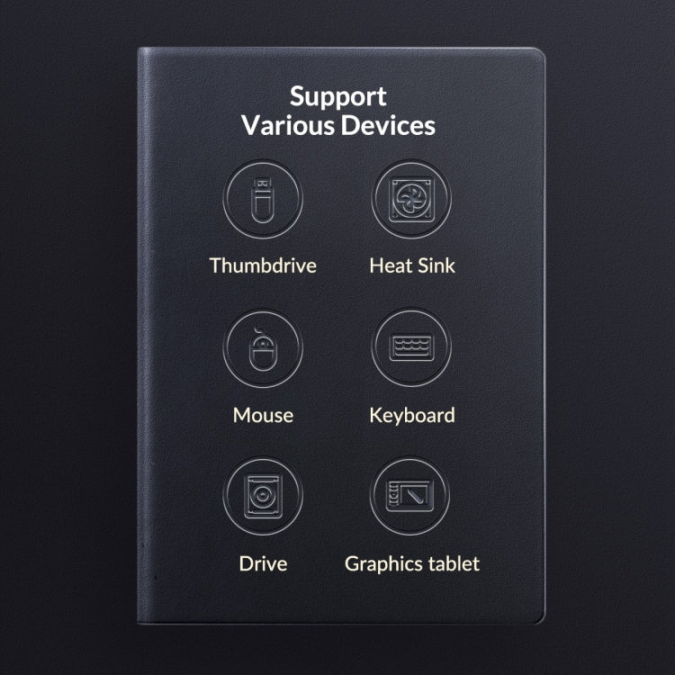 ORICO MINI-U32 3 in 1 USB Interface ABS Plastic Mini HUB Adapter