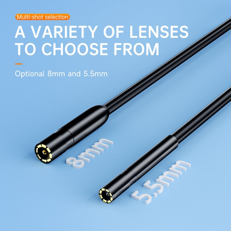 AN112 2 in 1 USB-C / Type-C + 8 Pin Interface 5.5mm HD Industry Endoscope