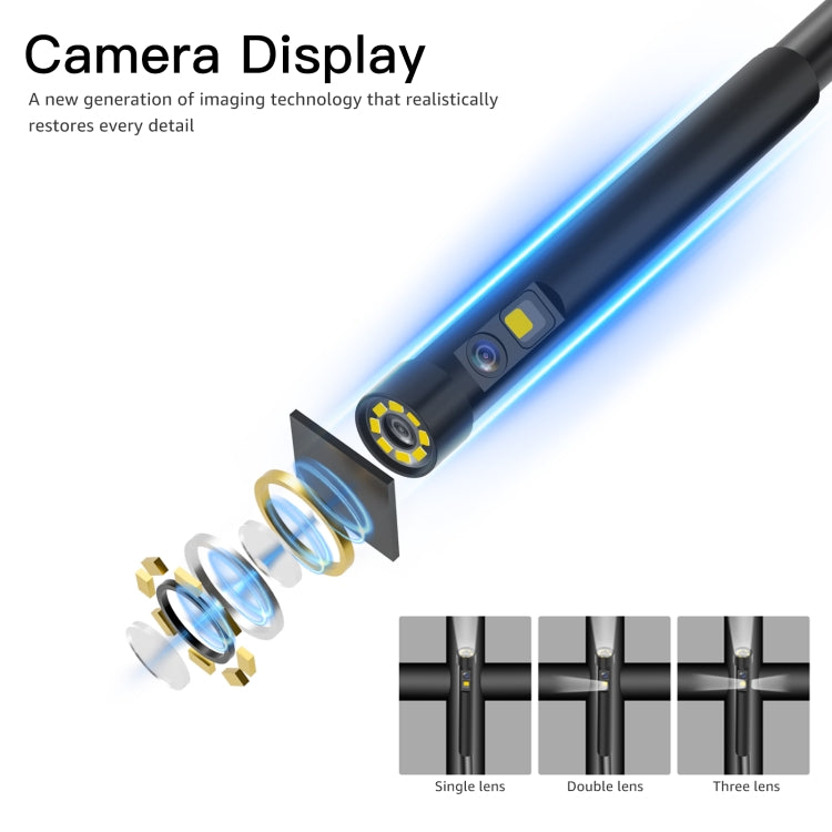 T29 5 inch IPS Screen 3.9mm Single Lens IP67 Waterproof Industrial Endoscope With Bracket