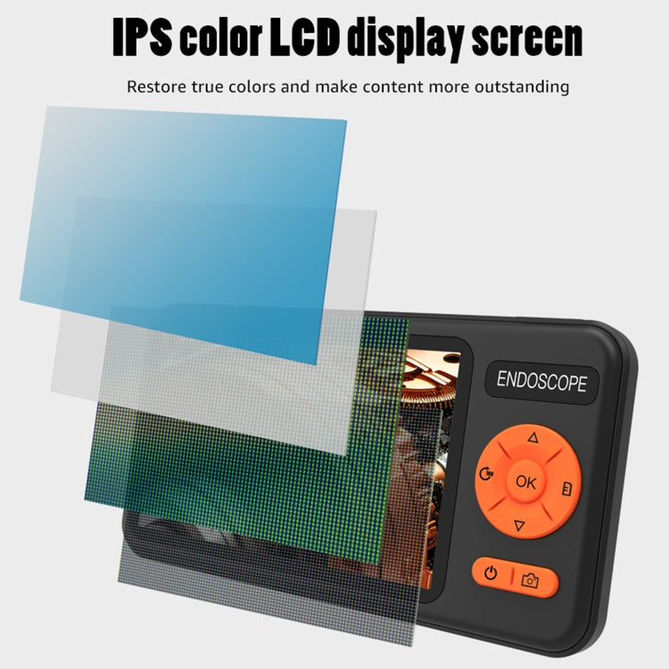 T29 5 inch IPS Screen 3.9mm Single Lens IP67 Waterproof Industrial Endoscope With Bracket