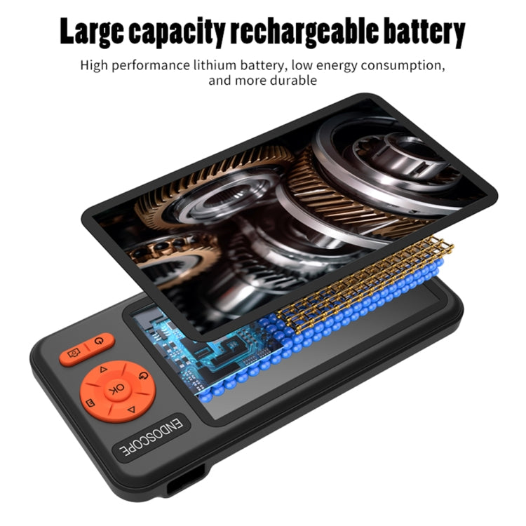 T29 5 inch IPS Screen 3.9mm Single Lens IP67 Waterproof Industrial Endoscope With Bracket