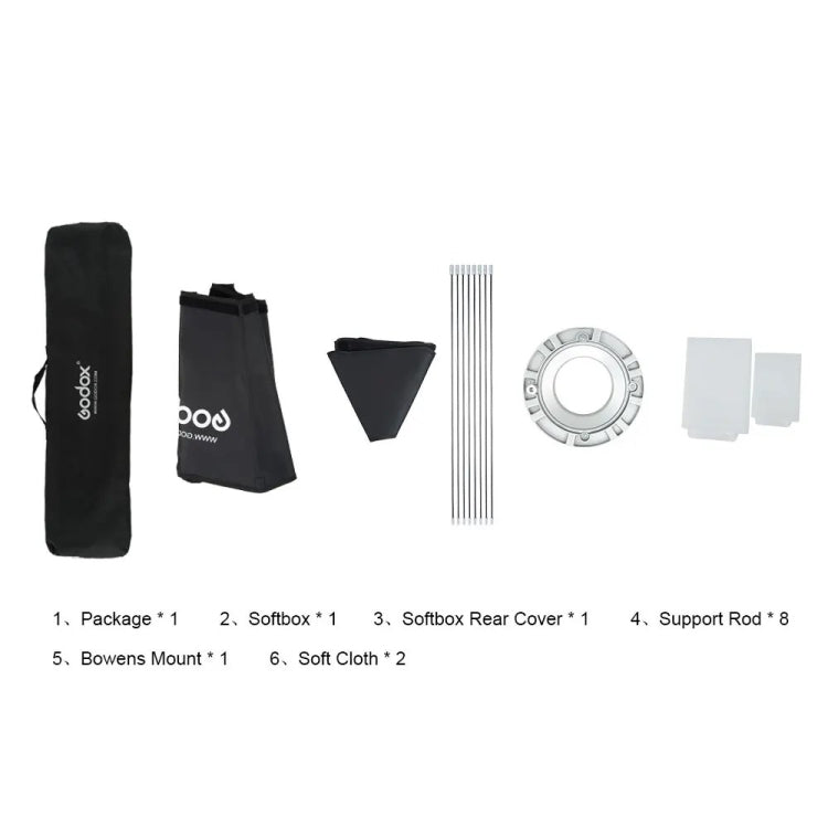 Godox Octagon Softbox Flash Speedlite Studio Photo Light Soft Box with Bowens Mount